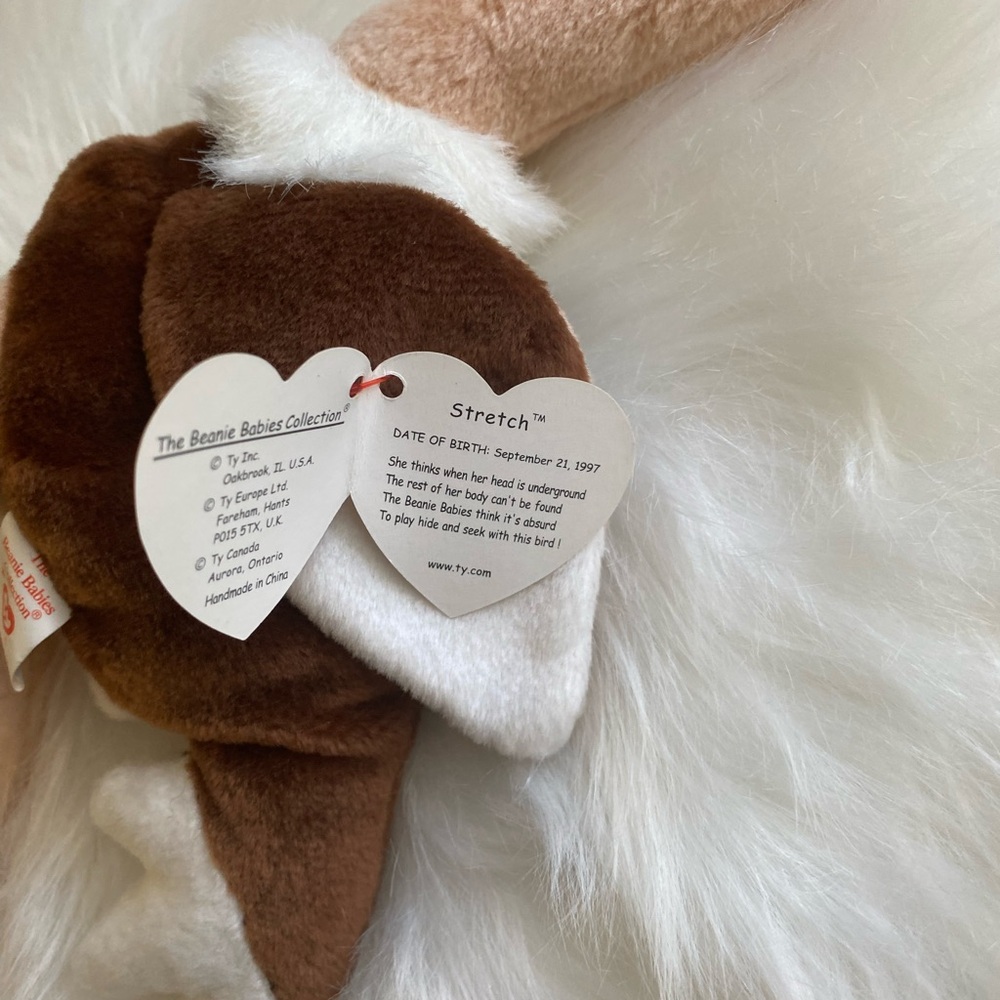 TY original beanie baby stretch the ostrich - Picture 6 of 10